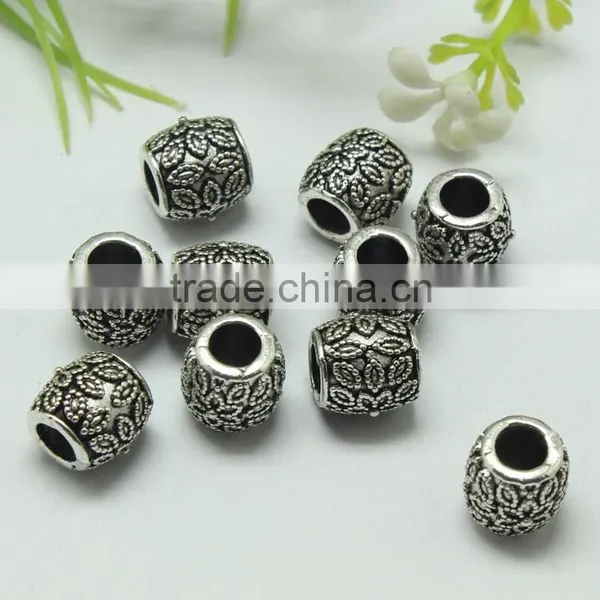 Pdora Jewelry Accessories Cylinder Carving Slider DIY Zinc Alloy Beads for Bracelets photo-6