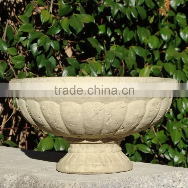 Art Sculpture Designer Stone Primitive Planter Urn