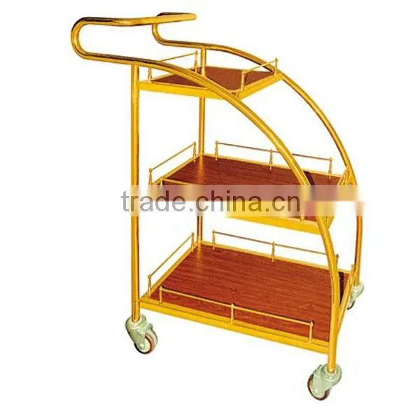 Metal Luxury Tea Trolley With Wheels photo-2