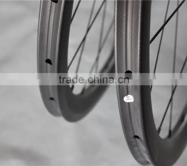 40T Powerway Hub Black Tubular Carbon Road Bike Carbon Wheelset UD Matt Carbon Wheels W40T photo-3