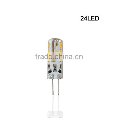 SMD 3014 G4 3W 4W 5W 6W LED Crystal Lamp Light DC 12V / AC 220V Silicone Body LED Bulb Chandelier 24LED,32LED,48LED,64LEDs10pcs photo-2