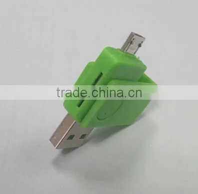 New Style 2 in 1 USB 2.0 OTG Card Reader Adapter ,SD TF Card Reader For Android Phones photo-6