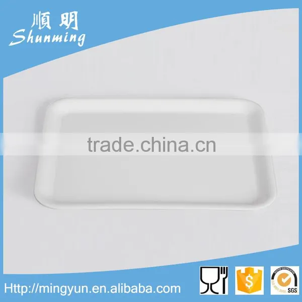 White Plastic Serving Tray