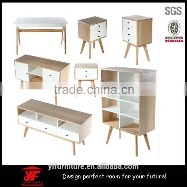 Wooden Living Room Bookcase Furniture Modern Ladder Bookshelf Supplier's Choice photo-2