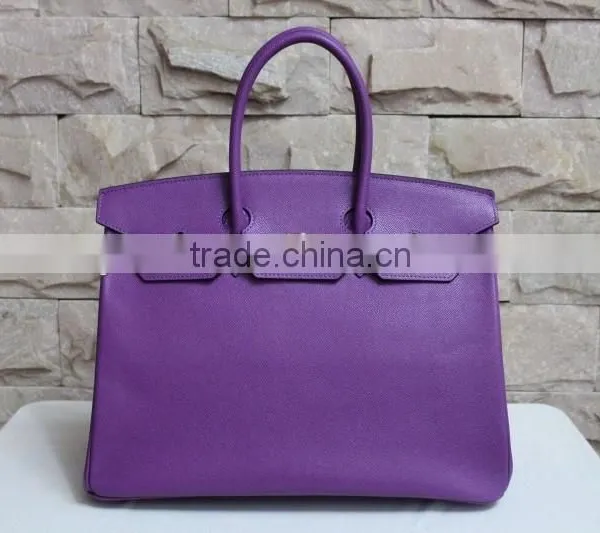 Beautiful Fashion Pure Leather Ladies Tote Bag Fashion Bags photo-3