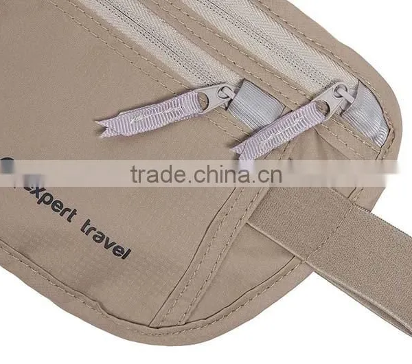 Travel Rfid Blocking Waist Money Belt With Phone Pocket for Sport photo-5