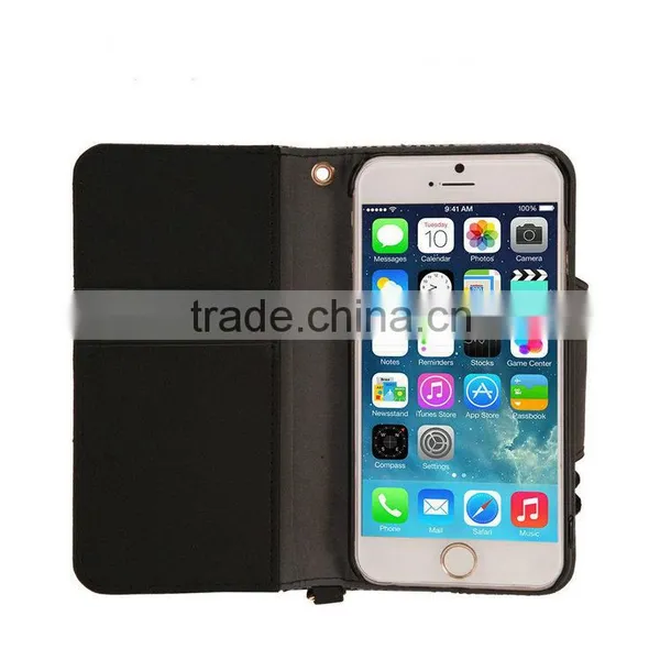 Wallet Style PU Leather Design For Iphone 6 Plus Case, For IPhone 6 Case, For IPhone Case photo-3