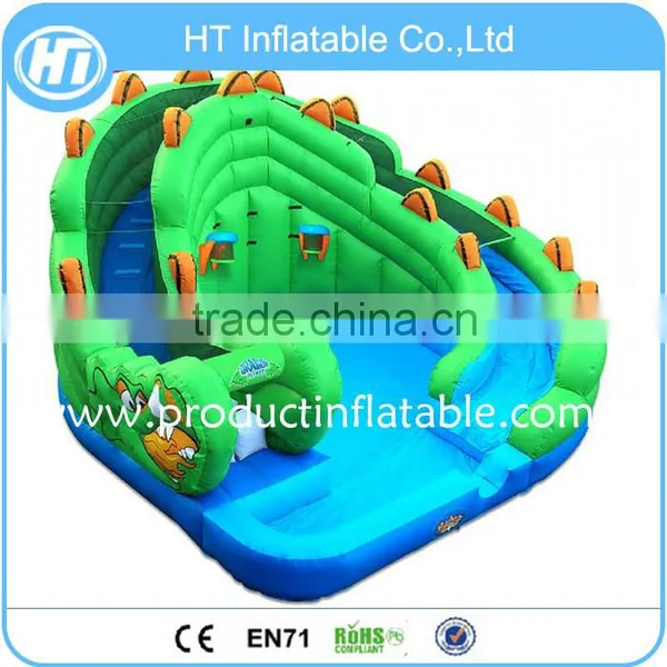Customized Kids Inflatable Slide, Cheap Inflatable PVC Circular Water Slide