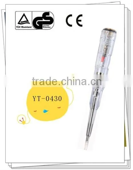 Transparent sensor test pencil made in China with full copper feeler