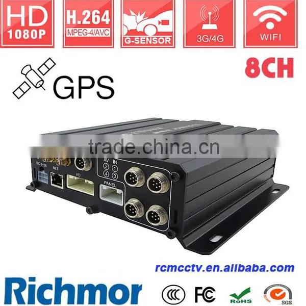 AHD 8CH Car Mobile Digital DVR With Protect Data Completeness for Car Train POLICE photo-2