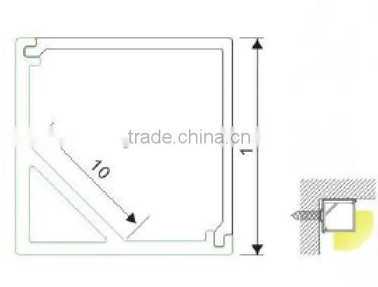 Innovative Design & Favorable Price LED Exclusive Aluminum Profiles ALP005 photo-2