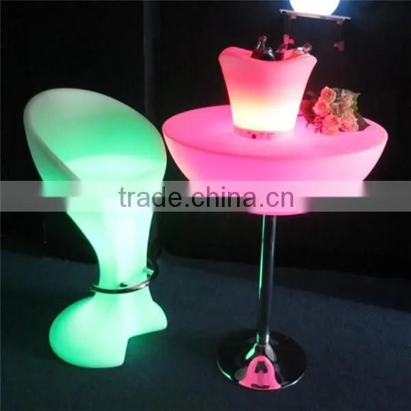 Led Furniture Table and Chair Rechargeable Led Table Home Table With Led photo-4