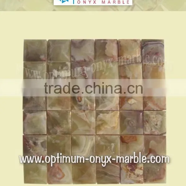 GREEN ONYX MOSAIC TILE - 012 photo-3