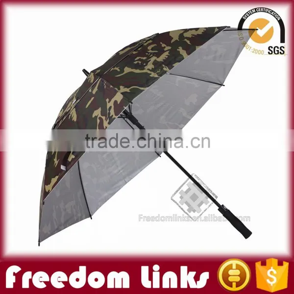 8K Large Double Layer Wind Proof Straight Golf Umbrella