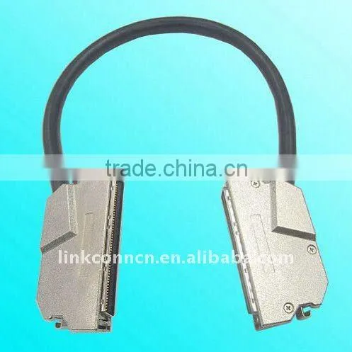 Male Terminal Block Cable 68 100 Pin Connector SCSI Connector