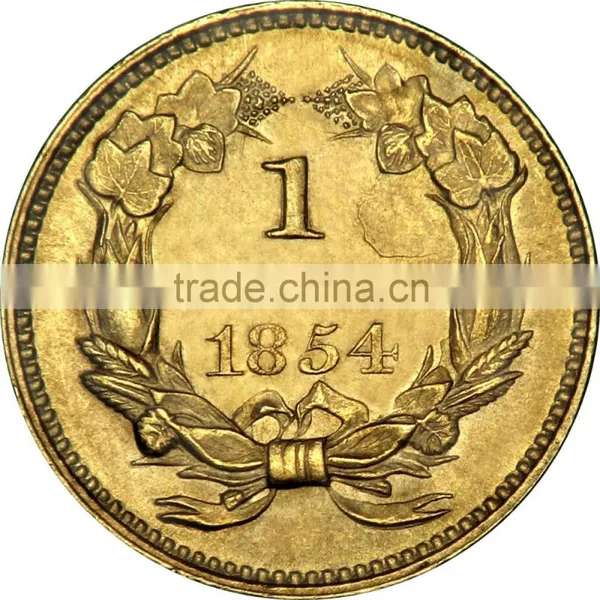 Cheap Metal Souvenir Custom Gold Coin photo-2