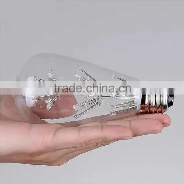 China Supplier Vintage Edison Bulb 3W E27 Led Filament Bulb photo-2