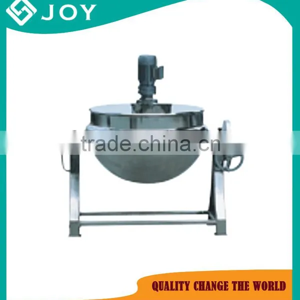 Food Grade Tilting Type Jacketed Kettle With Agitator