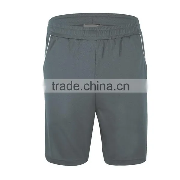 Custom Cheap Good Sale Light Grey Soccer Training Shorts photo-3