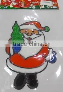 Christmas Santa Claus Window/Door Sticker For Xmas photo-5