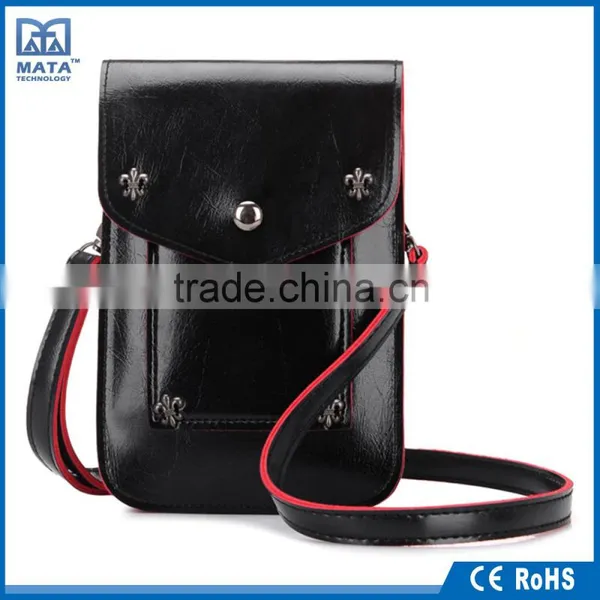 China Supplier OEM And Custom PU Cell Phone Shoulder Bag photo-4