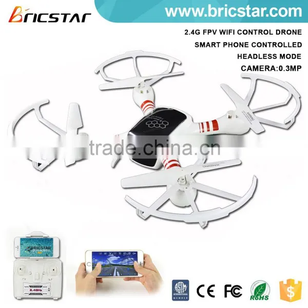 Headless Mode 2.4G 6-axis Micro Quadcopter With LED Lights.