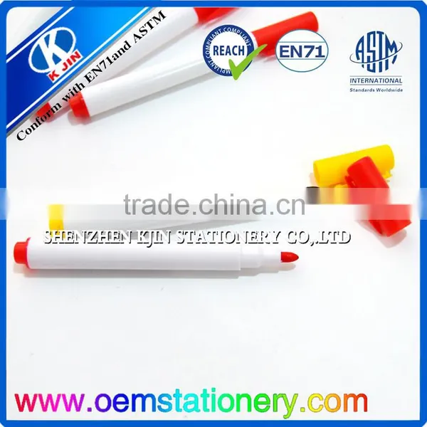 Wholesale Erasable Whiteboard Yellow and Red Color Marker Pen for School or Office photo-4