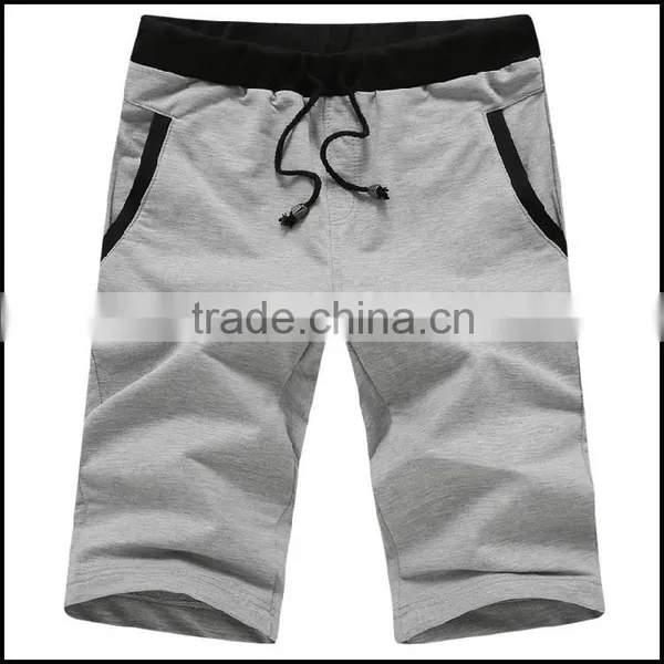 Top Sale Stylish Designer Short Half Cotton Mens Sweatpants Pants With Pocket photo-3