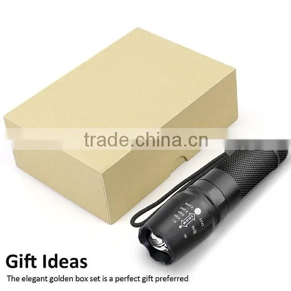 Best Military Grade Waterproof 3 x AAA/18650 / 26650 XML T6 LED Military Flashlight Quality Choice photo-6