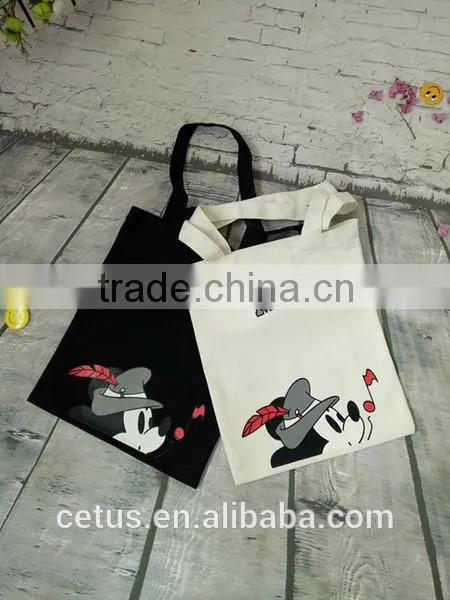 Factory Price Recyclable 8oz Cotton Canvas Tote Bag for Shopping photo-4