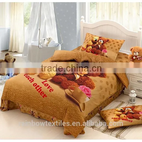 High Quality Children Teddy Pattern Comforter photo-2