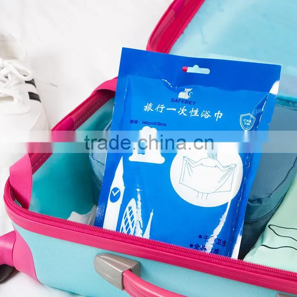 Non Woven Fabric Thickening Quick-dry Disposable Bath Towel photo-2