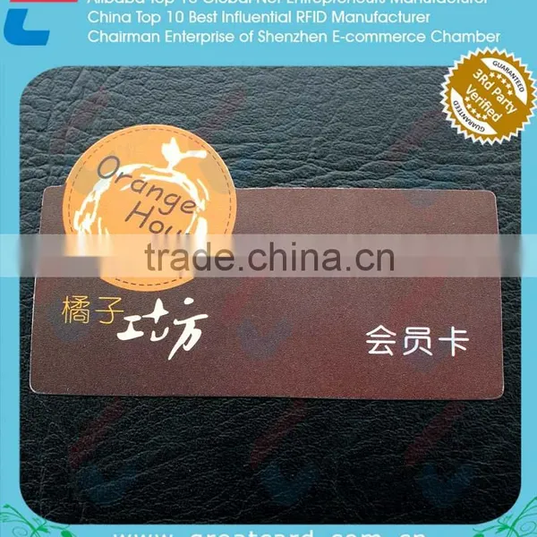 CMYK Printing Plastic Gift Card / Customized Greeting Card photo-2