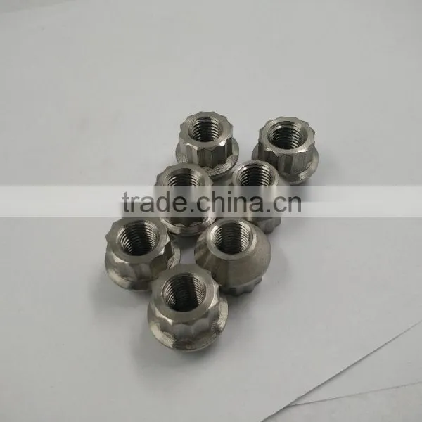 GR5 12 Point Socket Titanium Lug Nuts in Stock photo-2