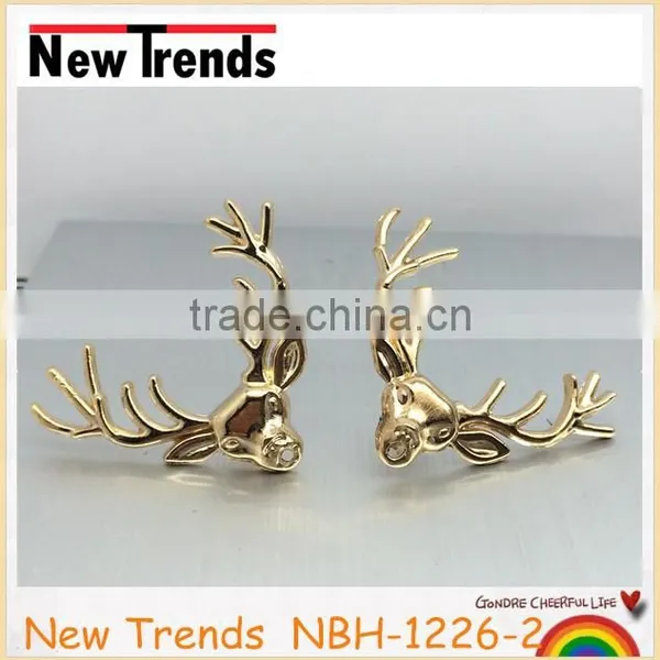 New Styles Deer Brooch Lapel Pin for Men Multi Color photo-2