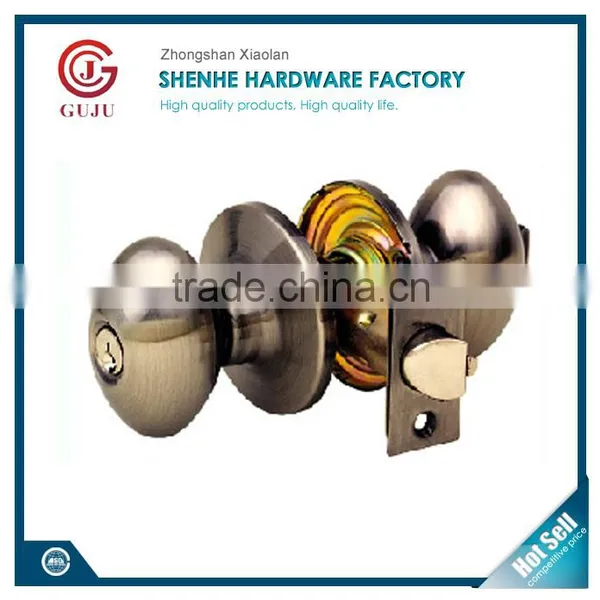 Double Brass Cylinders Office and Institution Use Entry Double Exterior Doors Locks photo-5