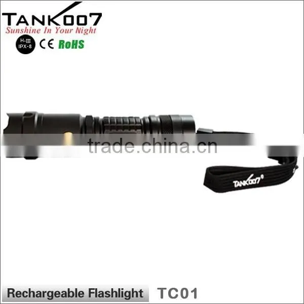 High Intensity Rechargeable Led Flashlight Tank007 TC01 photo-5
