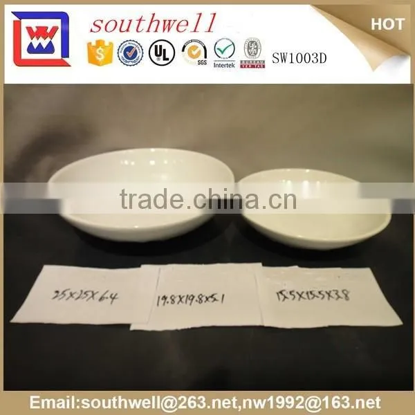 White Wholesale Cheap Ceramic Dinner Plates for Weddings