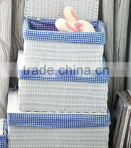 8 Hand Woven Straw - Pastoral Style - - Dirty Clothes Basket - Storage Basket - Storage Basket - - Woven Basket Basket photo-6