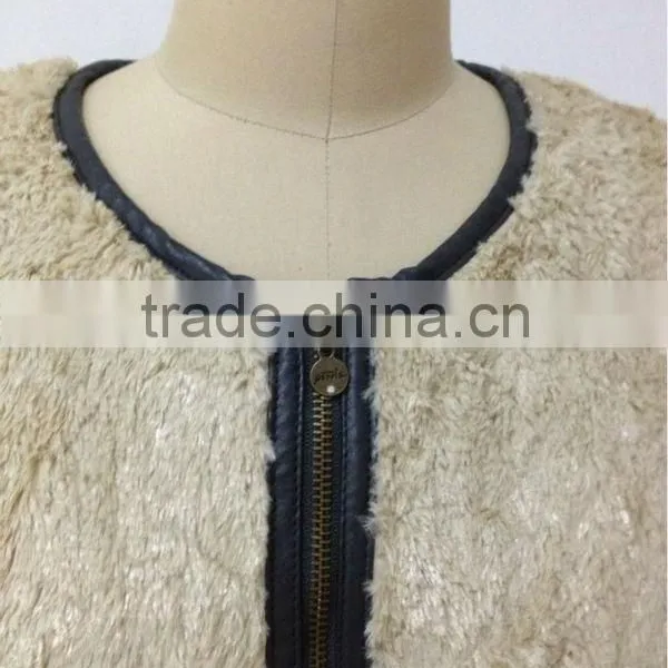 Ladies Cream Pocket Long Cardigan photo-4