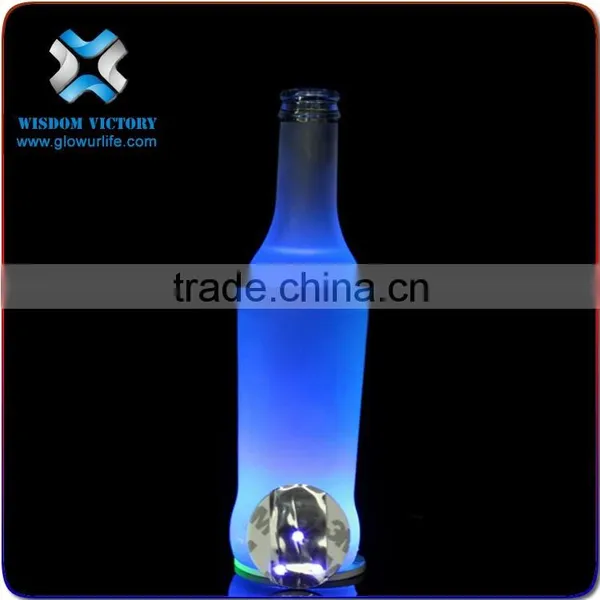 Wholesale Festoon Lighting Promotional Items Direct Factory High Quality Colorful Led Flashing Pvc Round Coaster photo-3