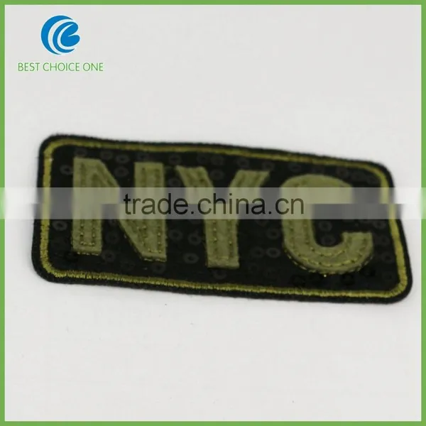 2016 Newest Fashion Garment Embroidery Sequin Emblem For Clothing photo-4