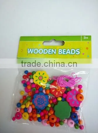 DIY Wooden Beads Set