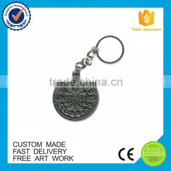 Fashion New 3D Tourist Souvenir Round Metal Keyrings photo-3