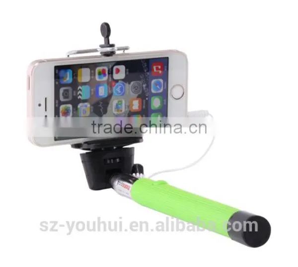 Factory Price Colorful Selfie Stick Tripod With Wired for Smart Phone for IPhone photo-6
