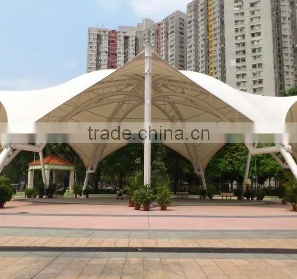Permanent PTFE Plastic Roof for Outdoor Gazebo and Canopy