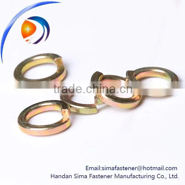 High Pressure Yellow Zinc Spring Washer
