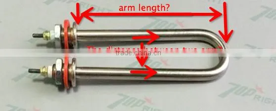 U Type 220V Electric Finned Resistor With M16 Thread photo-4