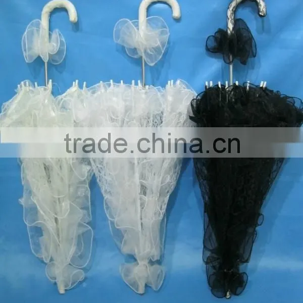 Hot Sale Kids Lace Umbrella For Wedding photo-2