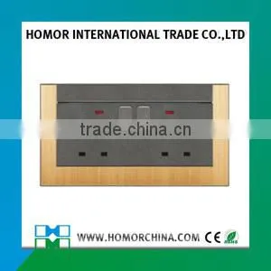 Double 13A Types of Electrical Switched Socket photo-2